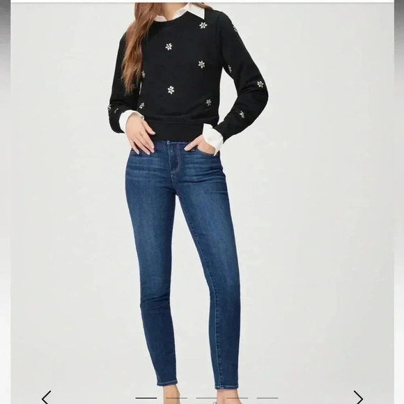 PAIGE - Verdugo  Ankle Ultra Skinny dark wash Ellora Size 25 - Picture 1 of 7